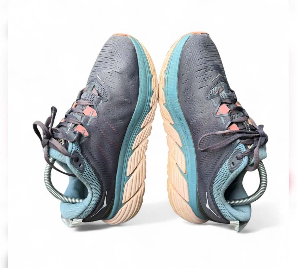 Size 9D Hoka One One Gaviota 3 Women's Running Shoes Ombre Blue / Rosette WIDE - Picture 7 of 8